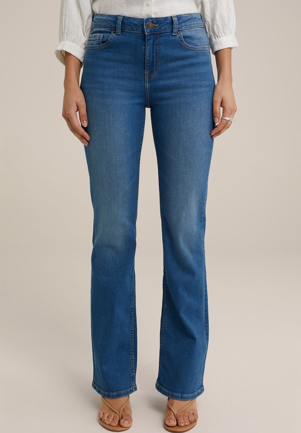 

Джинсы Bootcut WE Fashion, цвет blue