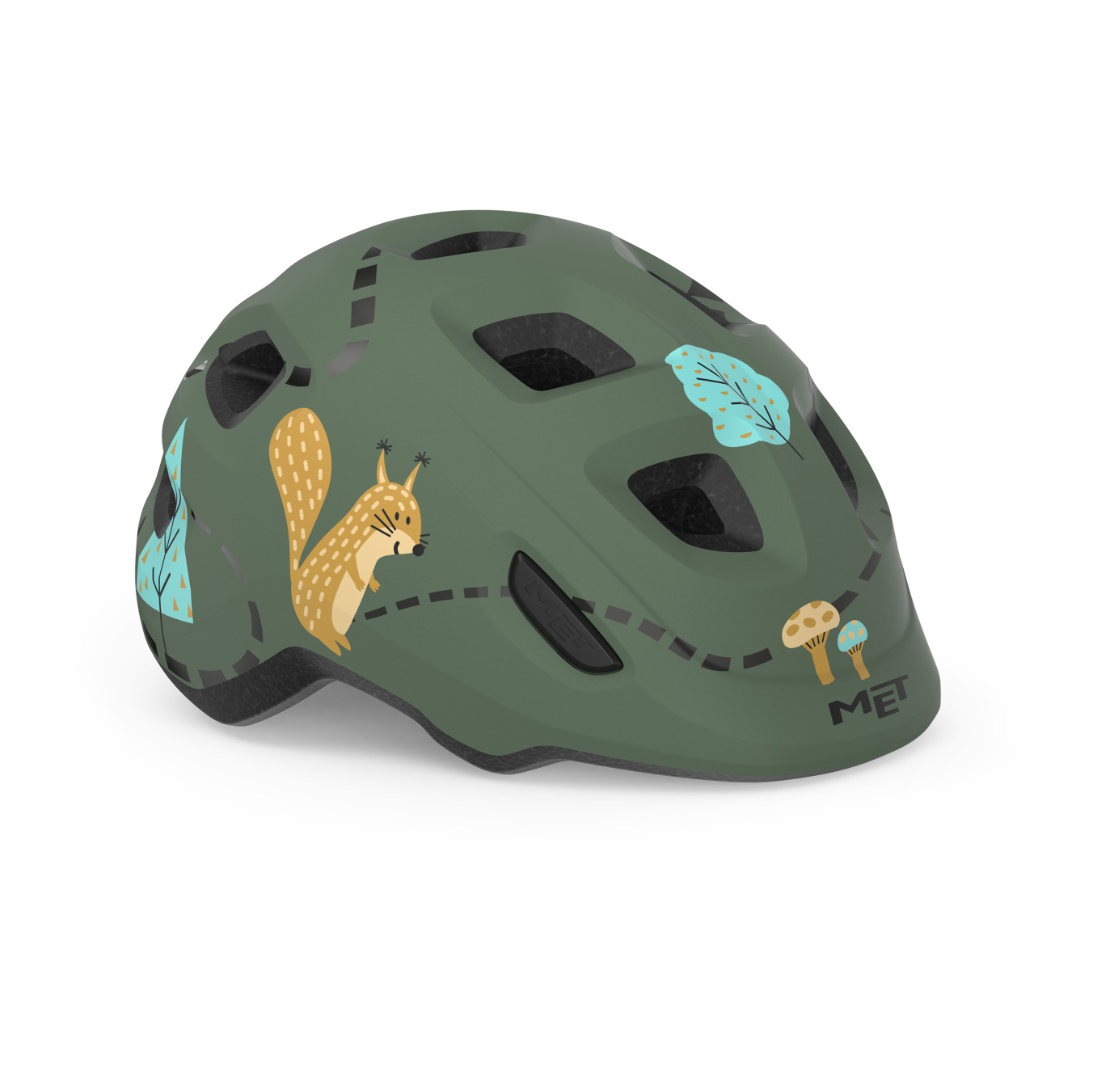 Велосипедный шлем Met Kid's Hooray, цвет Green Forest