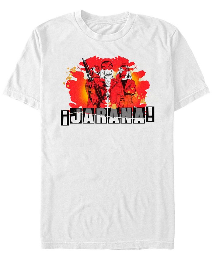 Мужская футболка La Casa De Papel Jarana с коротким рукавом Fifth Sun, белый фигурка funko pop tv money heist la casa de papel nairobi 916 44197
