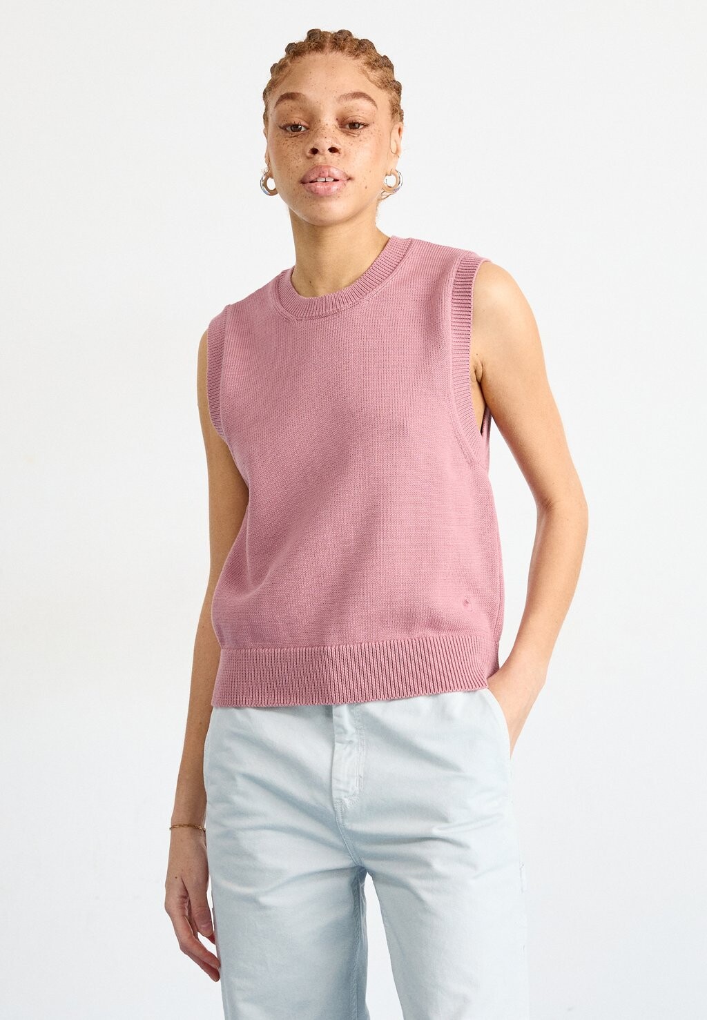 

Вязаный свитер CHESTER Carhartt WIP, цвет glassy pink