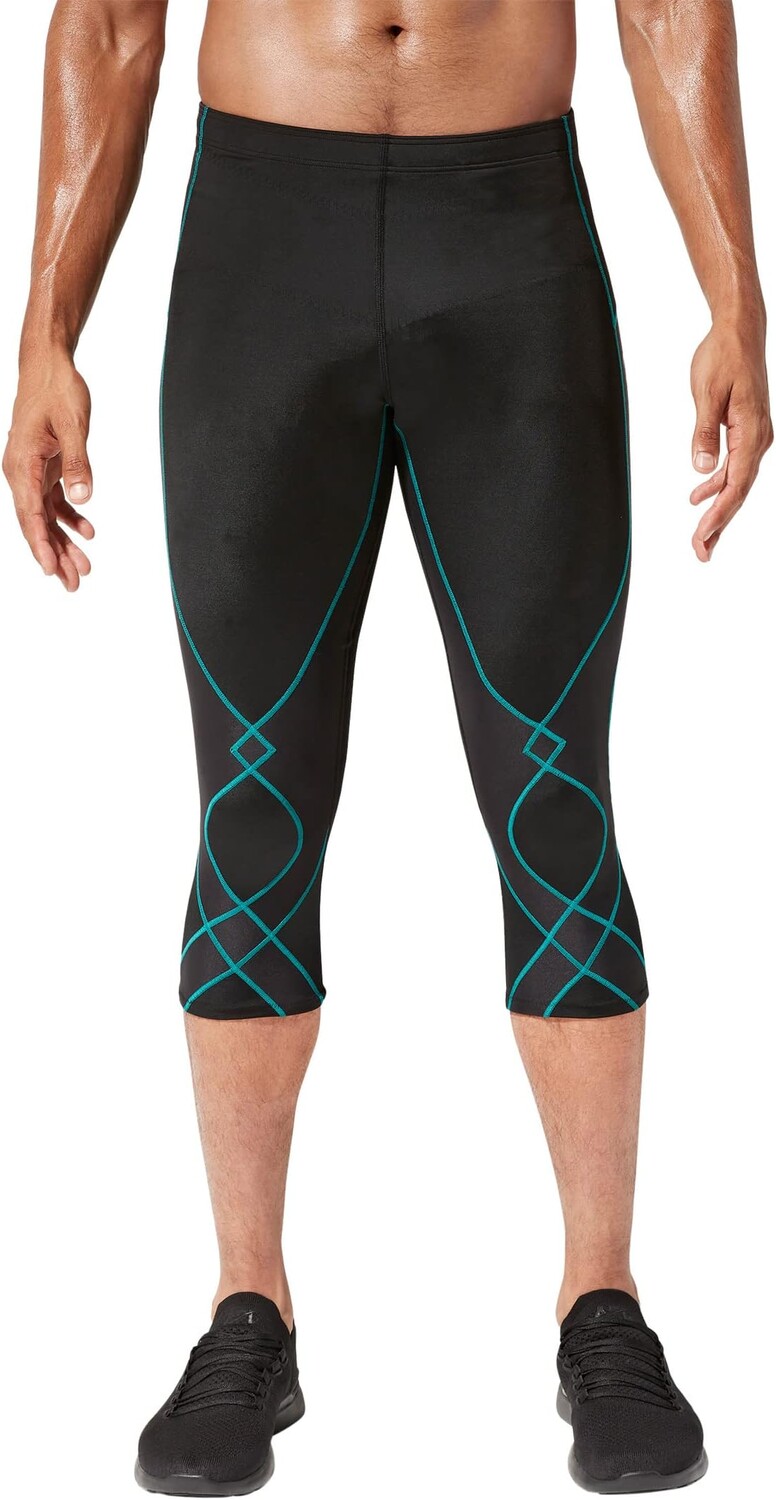 

Брюки Stabilyx Joint Support 3/4 Compression Tights CW-X, цвет Black/Deep Lake
