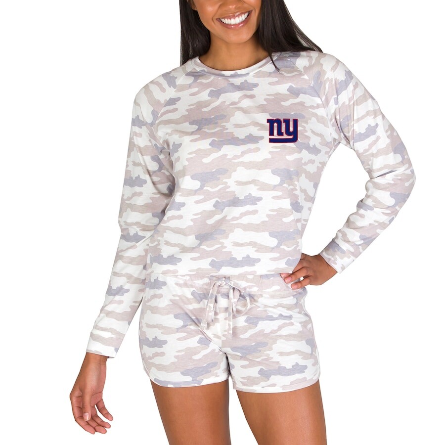 

Пижамный комплект Concepts Sport New York Giants, камуфляж