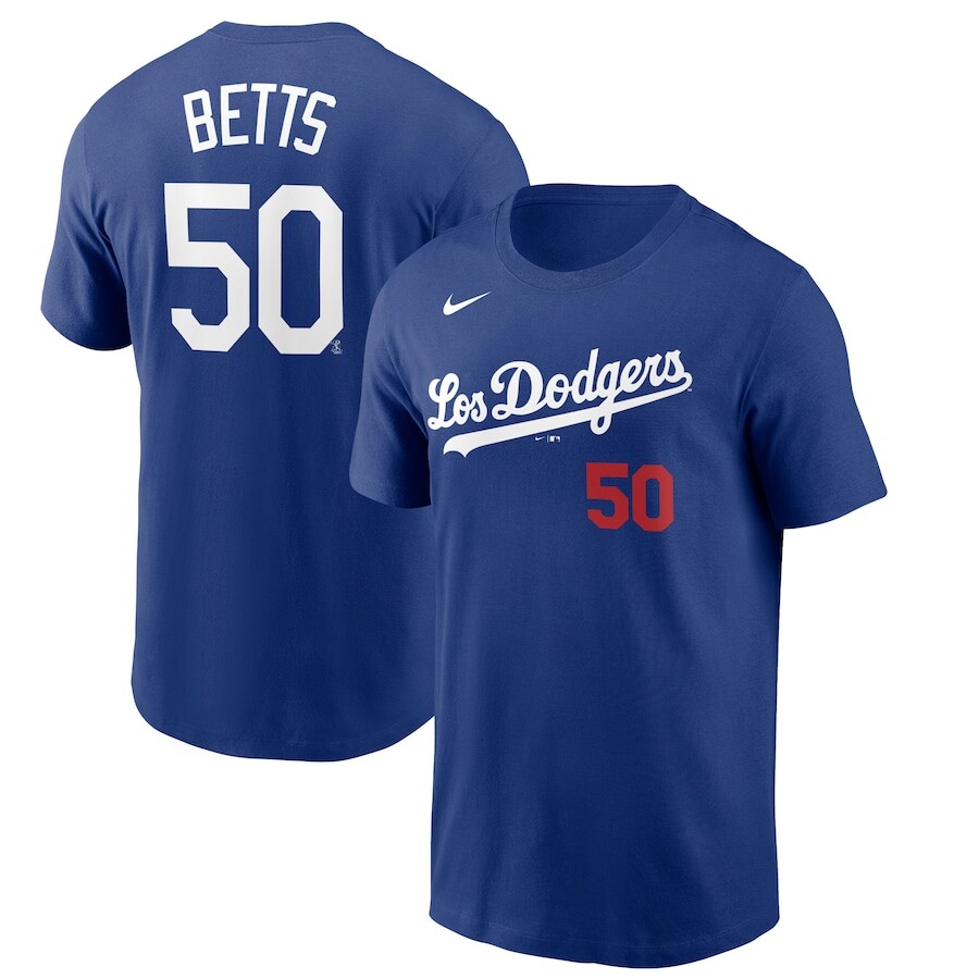 

Футболка с коротким рукавом Nike Los Angeles Dodgers, роял