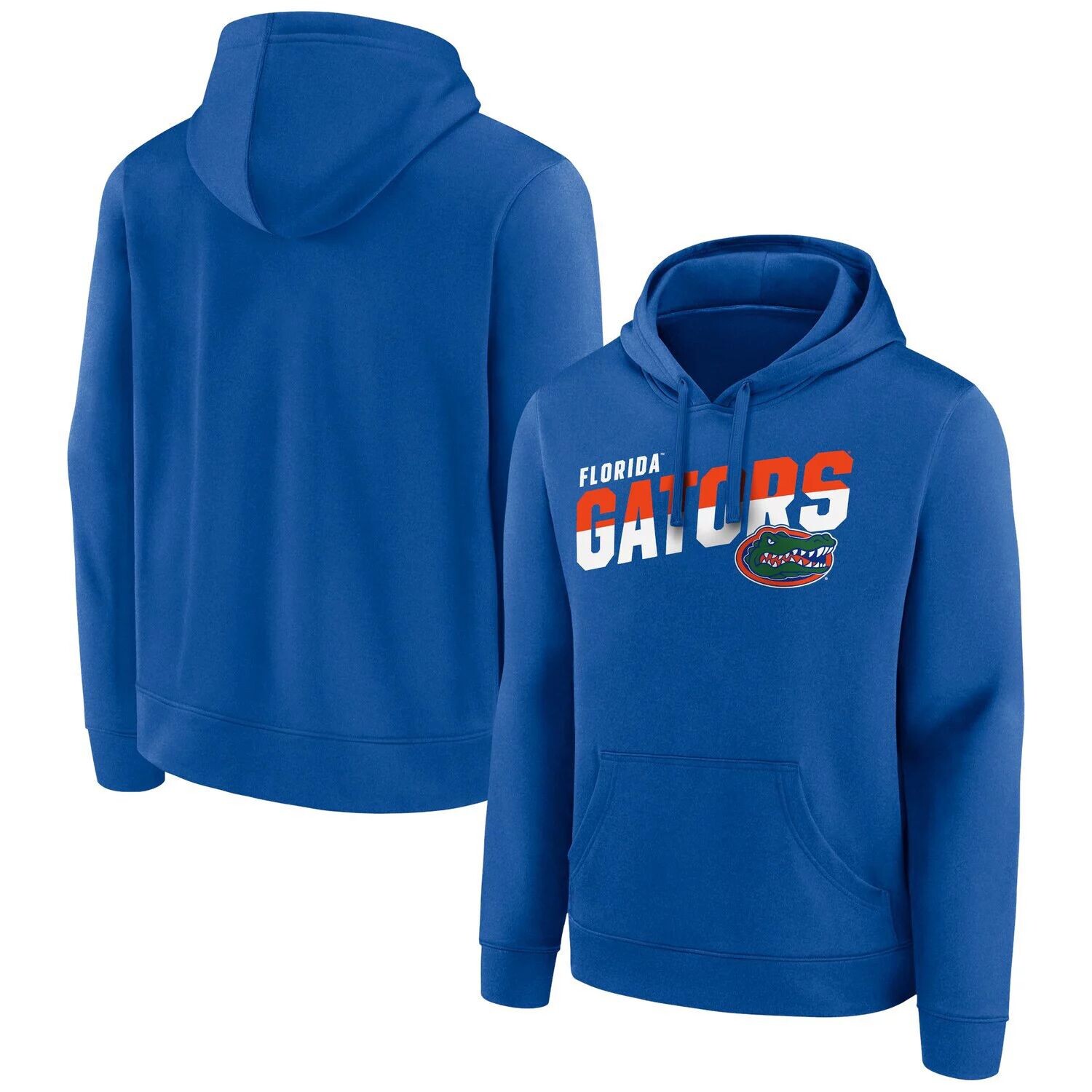 

Мужской пуловер с капюшоном Fanatics Royal Florida Gators Quick Slant