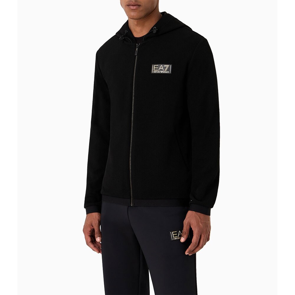 

Толстовка EA7 6Rpm69 Full Zip, черный