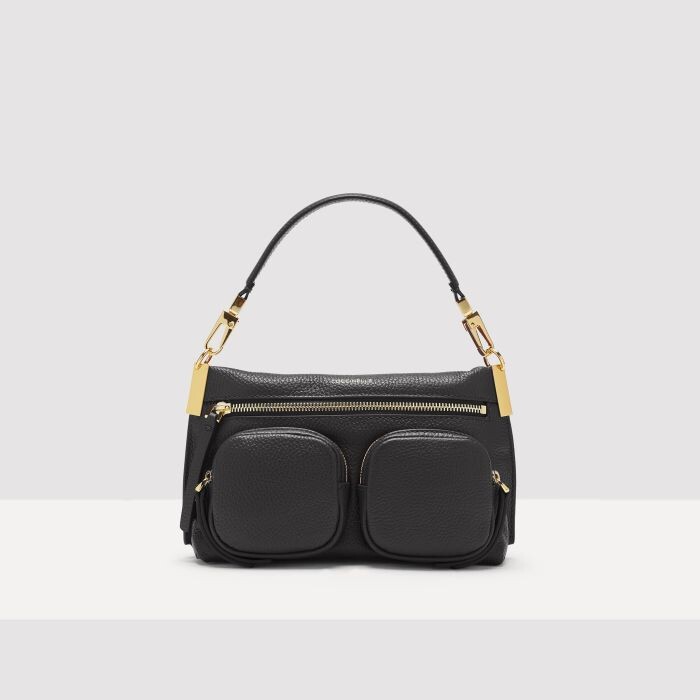 

Сумочка из зернистой кожи Coccinelle HYLE SMALL, черный