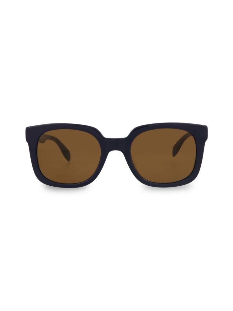 

Квадратные солнцезащитные очки 53MM Alexander Mcqueen, синий