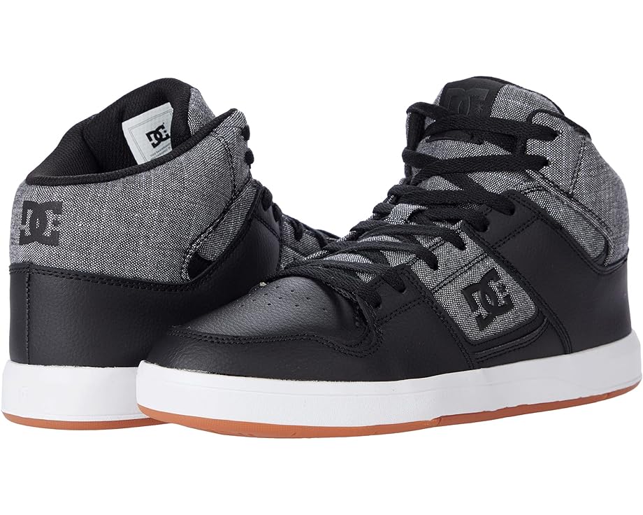 Кроссовки DC Cure Casual High-Top Skate Shoes Sneakers, цвет Black/Heather Grey