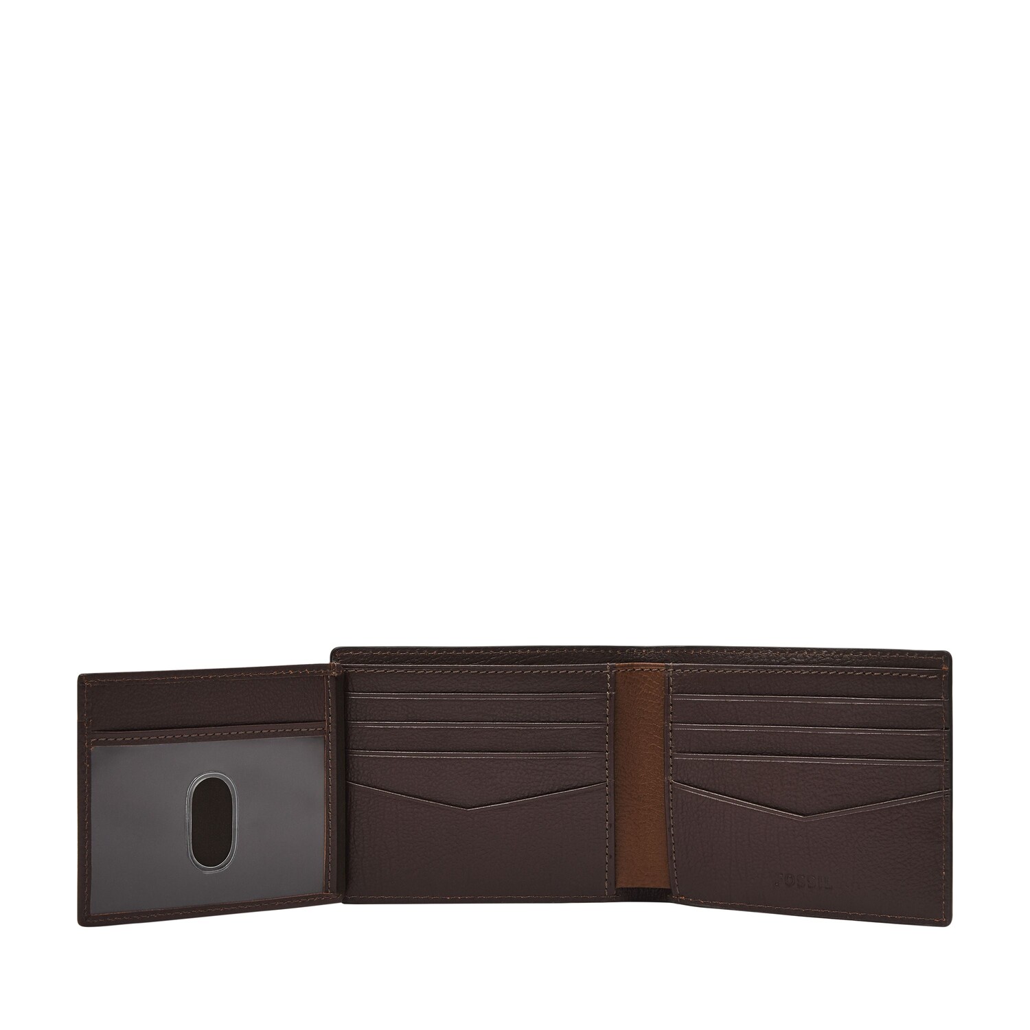 

Мужские кожаные кроссовки Fossil Kieran Traveler, коричневый
