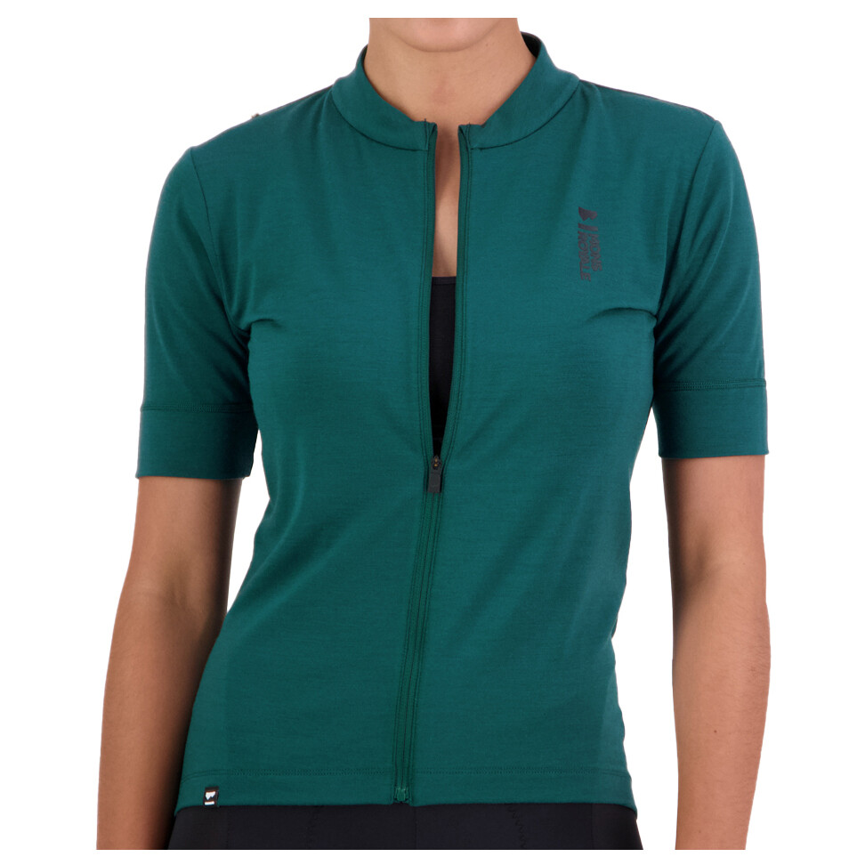 

Велосипедный трикотаж Mons Royale Women's Roam Cargo Merino Shift Full Zip T, цвет Evergreen