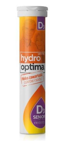цена Hydrooptima Senior D3 электролиты в шипучих таблетках, 20 шт.