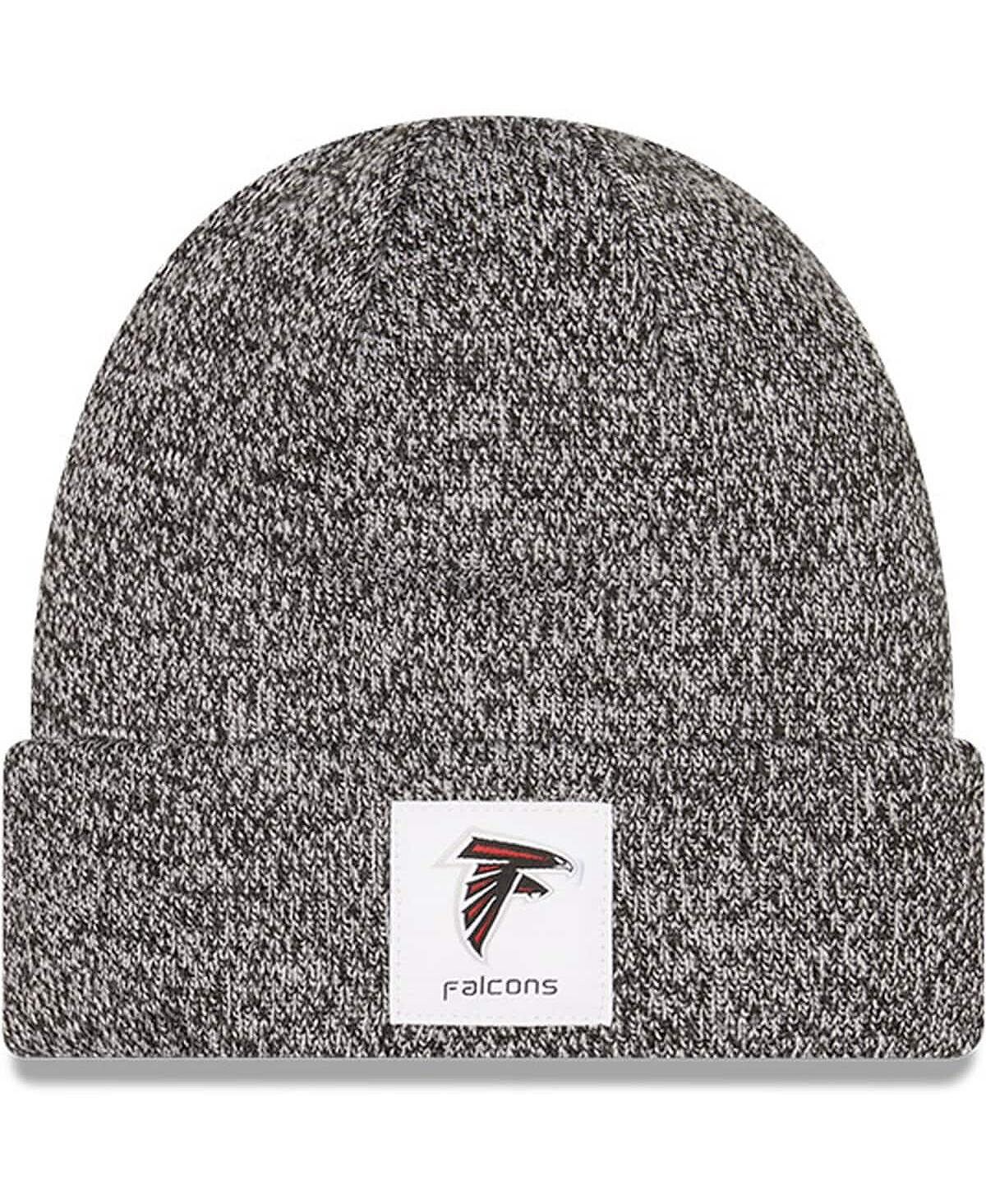 

Мужская вязаная шапка с манжетами черного цвета Atlanta Falcons Hamilton New Era