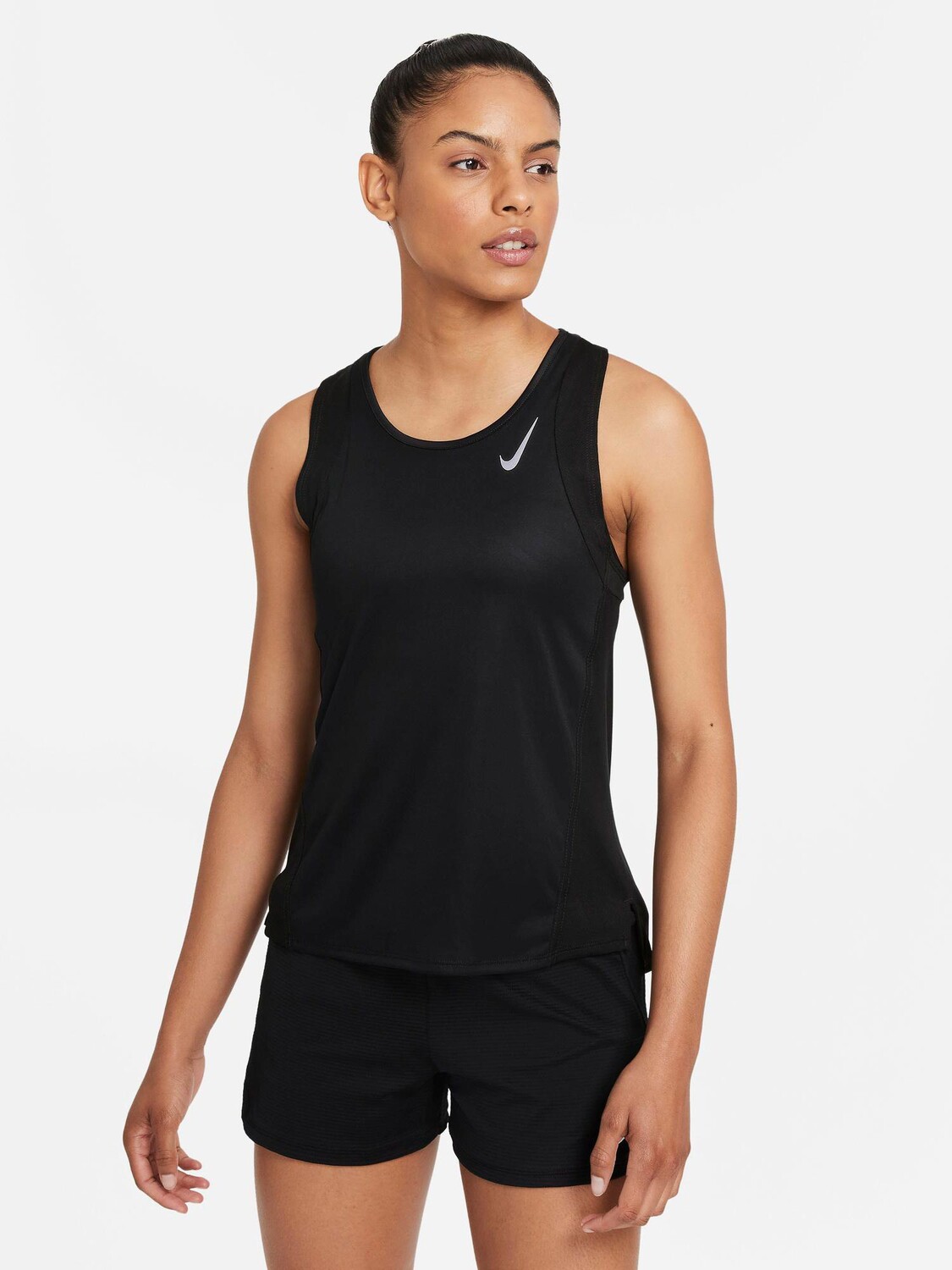 Майка Nike W DF RACE SINGLET, черный