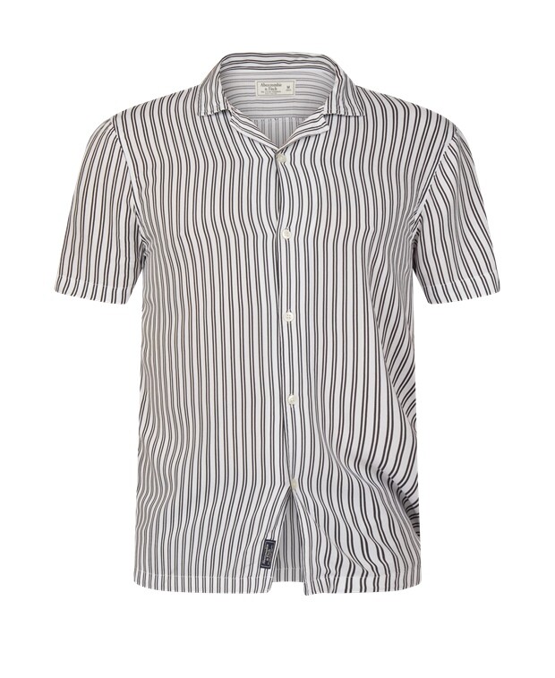 

Рубашка с короткими рукавами – стандартный крой Abercrombie, шерсть белый