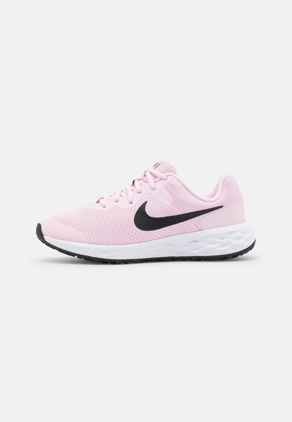 Кроссовки нейтрального цвета NIKE REVOLUTION 6 (GS) Nike, цвет pink foam/black