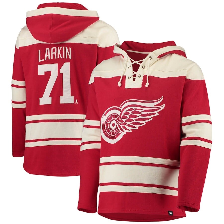 

Пуловер с капюшоном 47 Detroit Red Wings, красный
