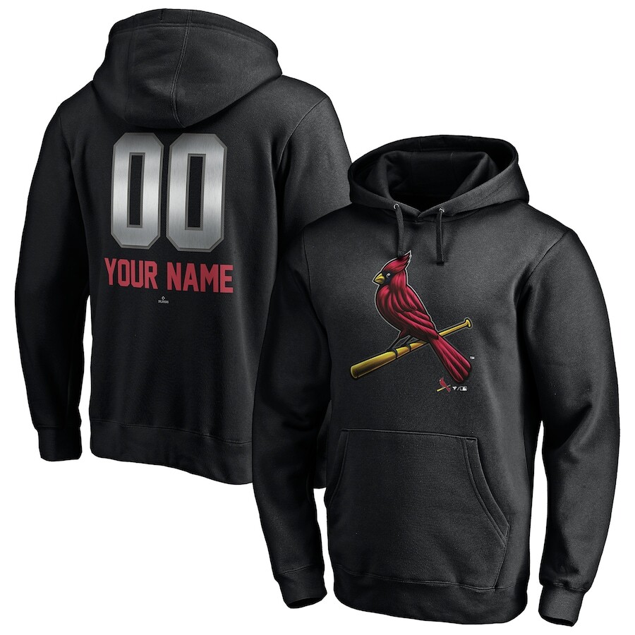 

Пуловер с капюшоном Fanatics Branded St Louis Cardinals, черный