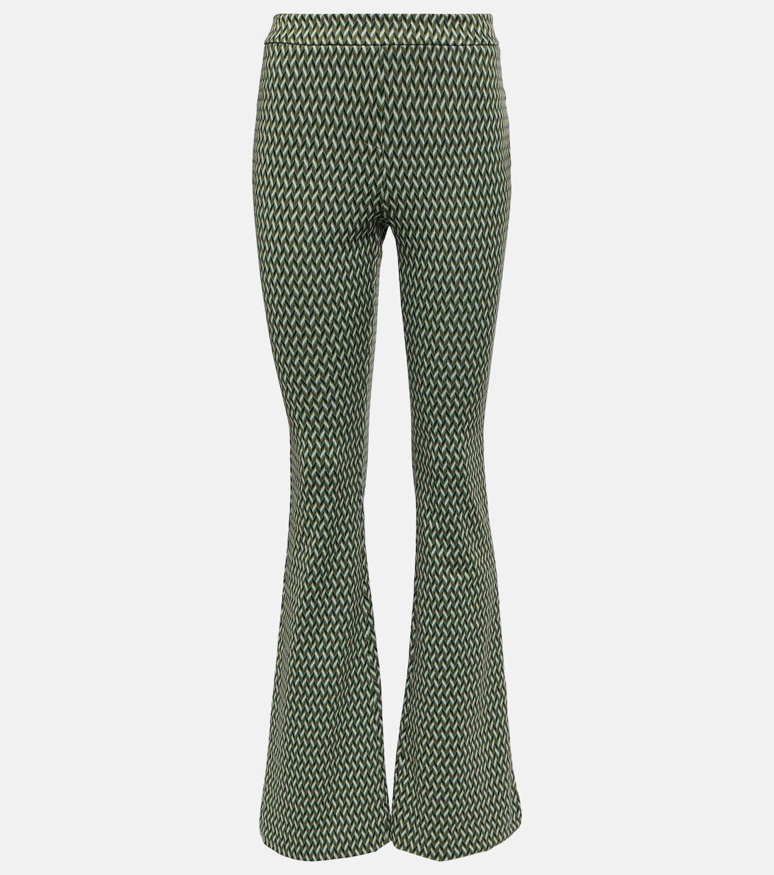 Расклешенные брюки с графическим эффектом Dorothee Schumacher, зеленый