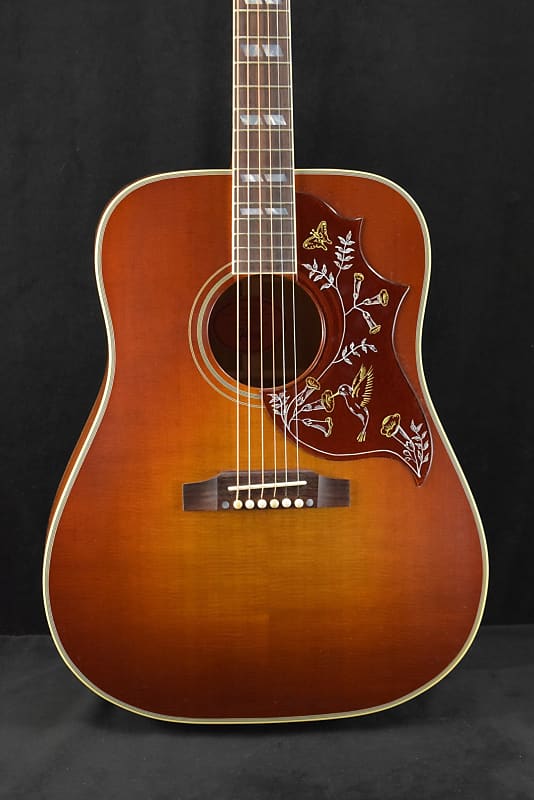 Акустическая гитара Gibson Custom Shop 1960 Hummingbird Fixed Bridge Heritage Cherry Sunburst цена и фото