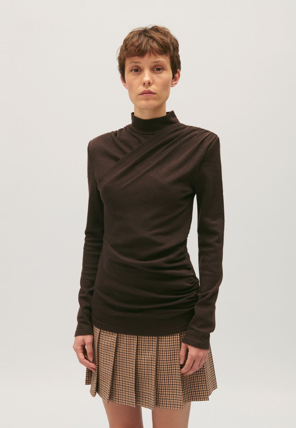 

Футболка с длинным рукавом Taurus Claudie Pierlot, шоколад