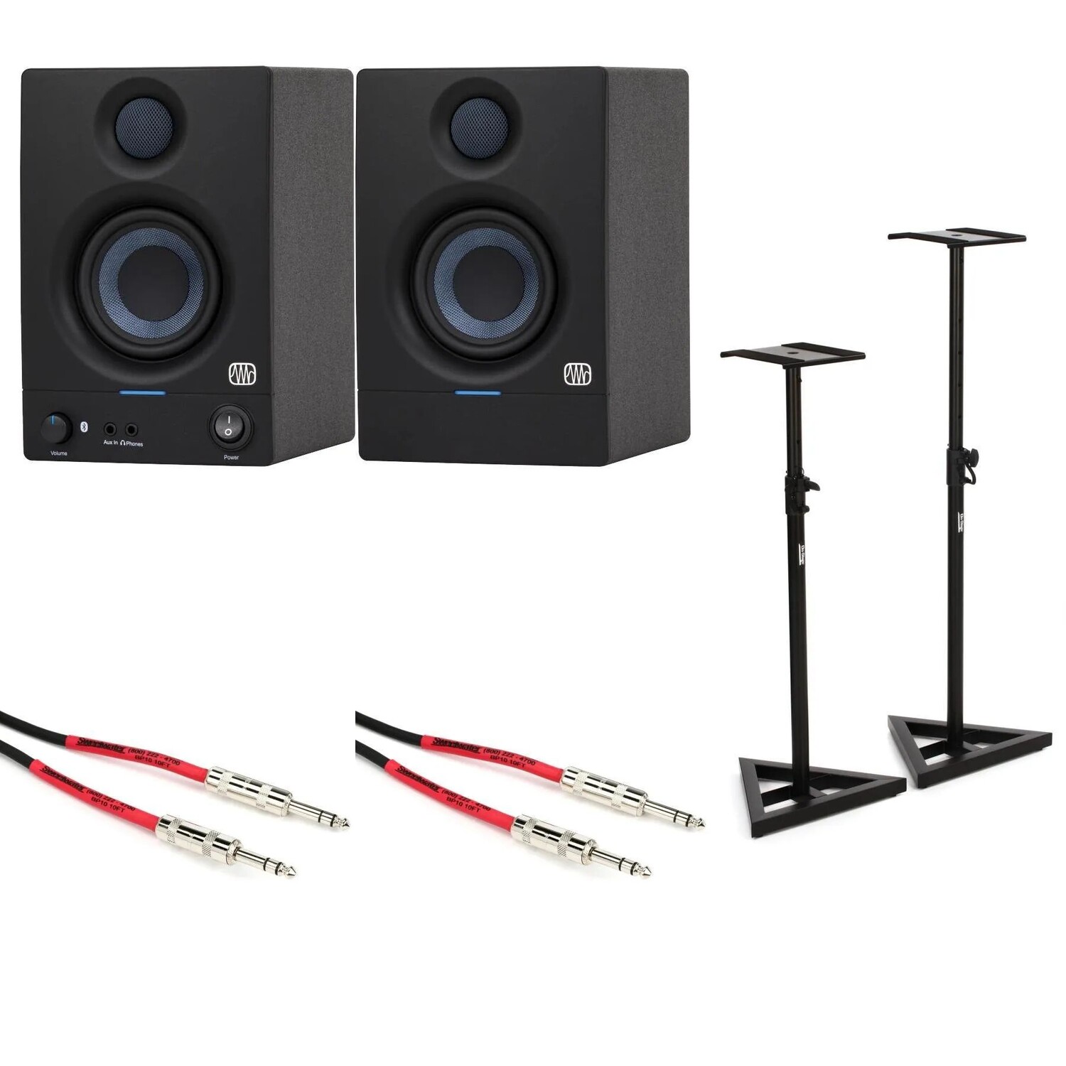 

Новый комплект PreSonus Eris 3.5BT с 3,5-дюймовыми студийными мониторами и подставками с питанием по Bluetooth