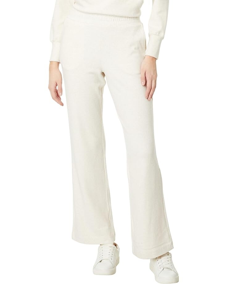 Брюки Faherty Legend Lounge Wide Leg, цвет Off White