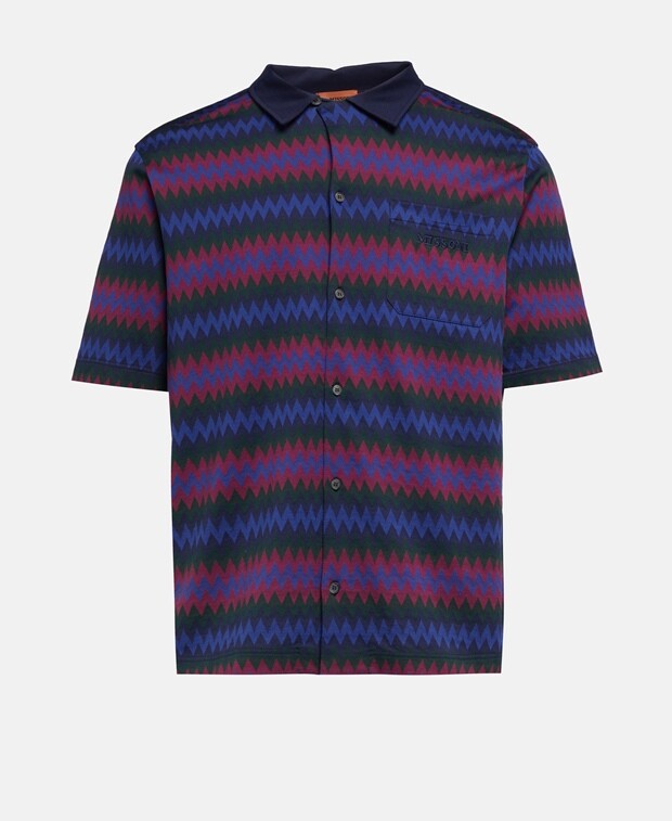 

Рубашка с короткими рукавами – удобная посадка Missoni, темно-синий