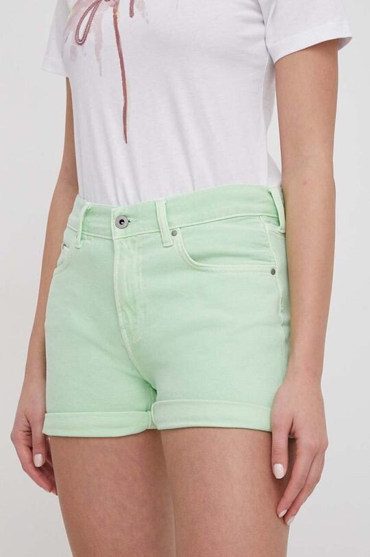 Джинсовые шорты STRAIGHT SHORT HW Pepe Jeans, зеленый