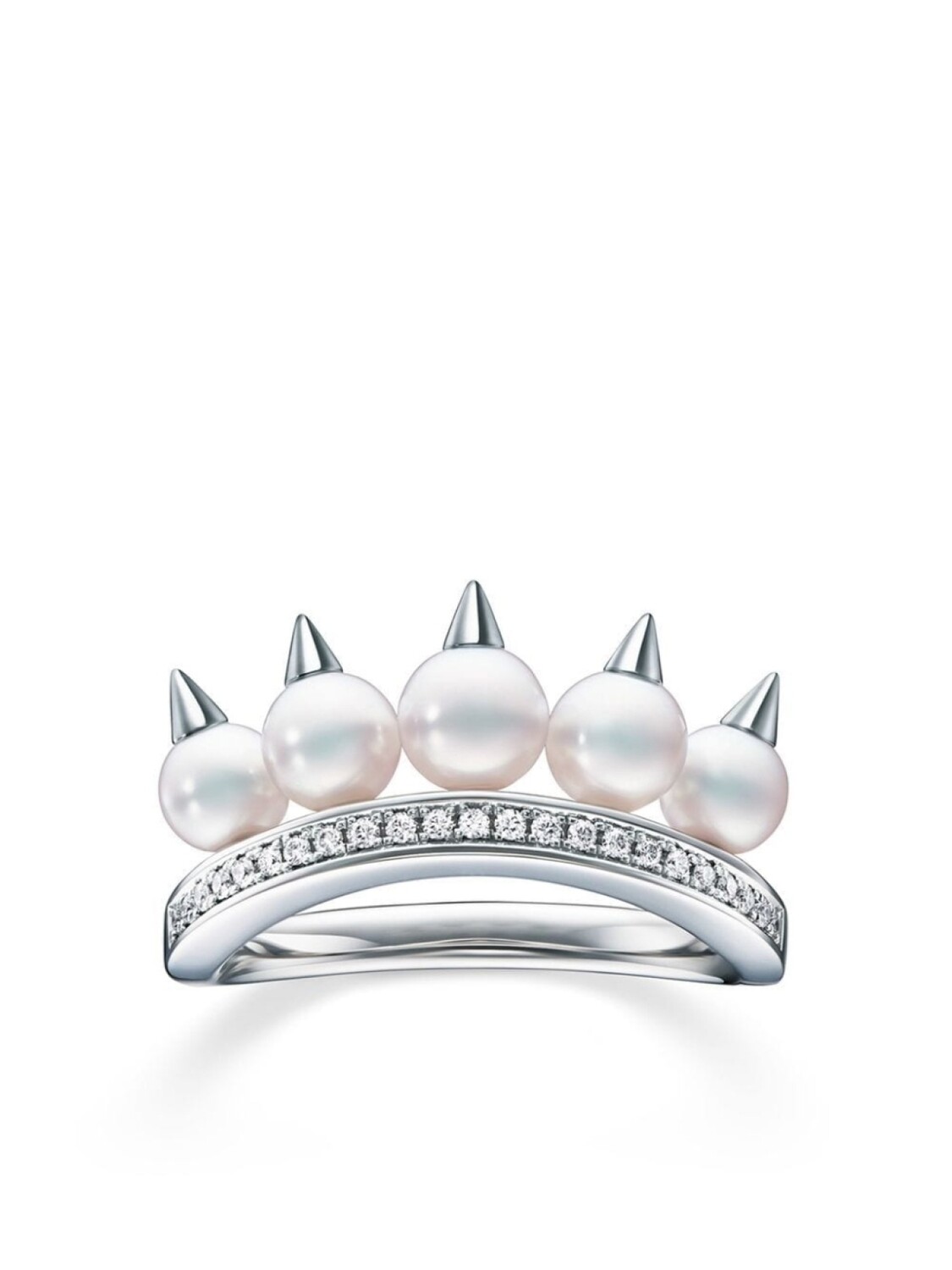 

Кольцо Collection Line Danger из белого золота с бриллиантами TASAKI, серебряный