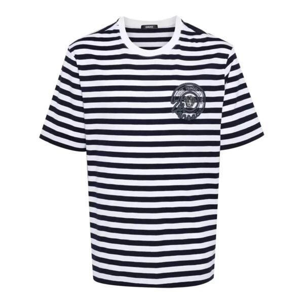 

Футболка ed nautical stripes t-shirt Versace, мультиколор
