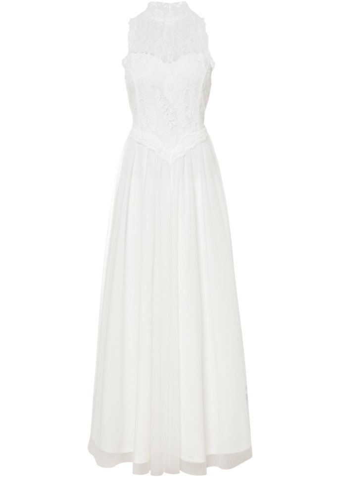 Свадебное платье с кружевом Bodyflirt Boutique, белый