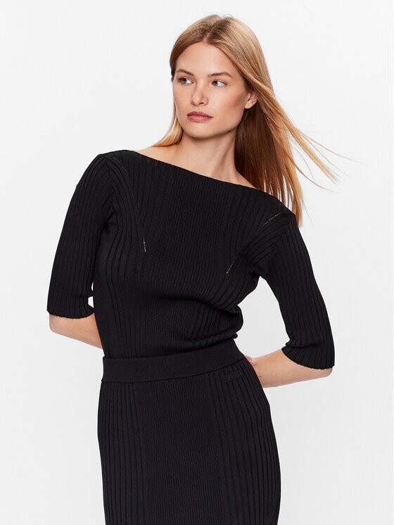 

Узкая блузка Calvin Klein, черный