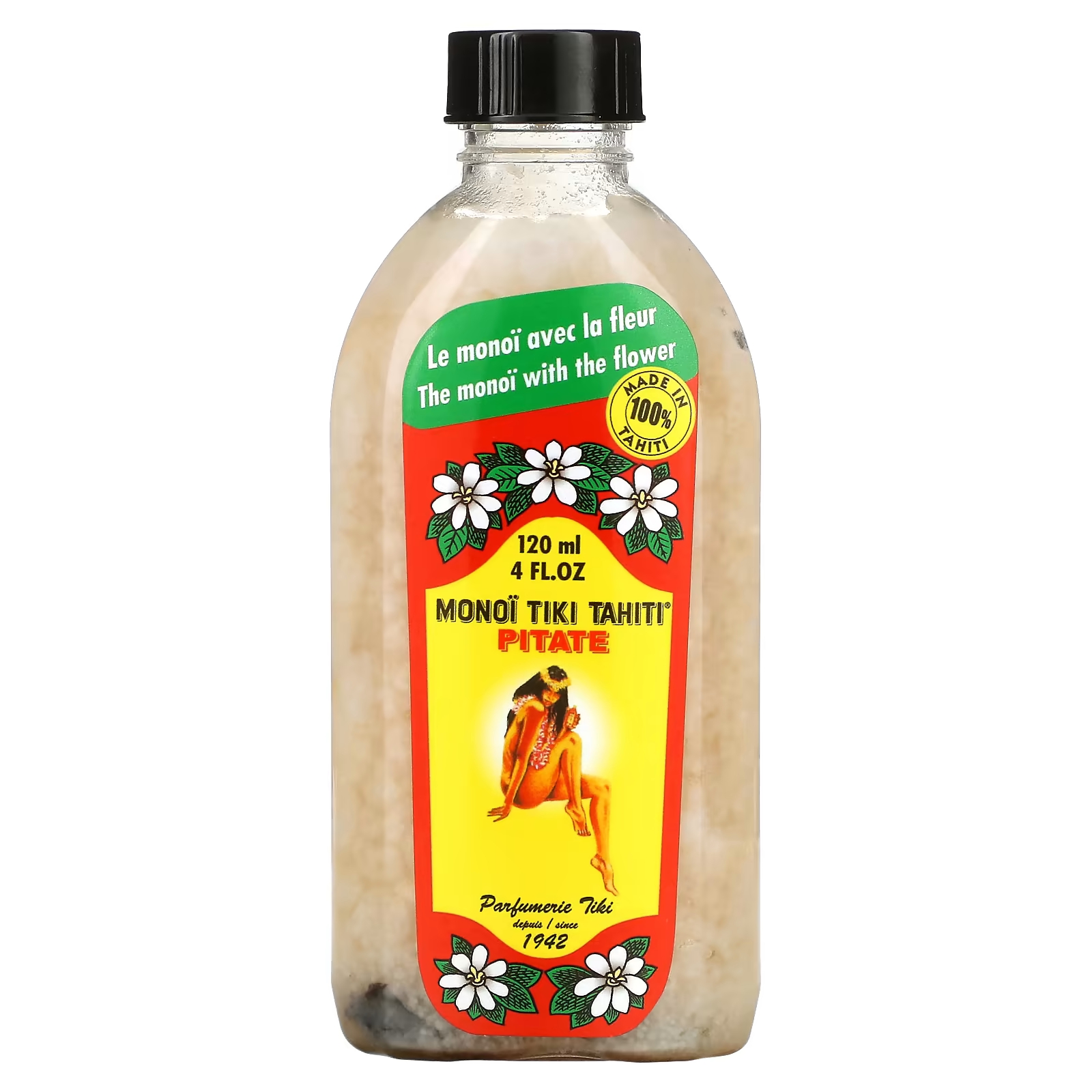 Кокосового масла Monoi Tiare Tahiti увлажняет кожу, 120 мл