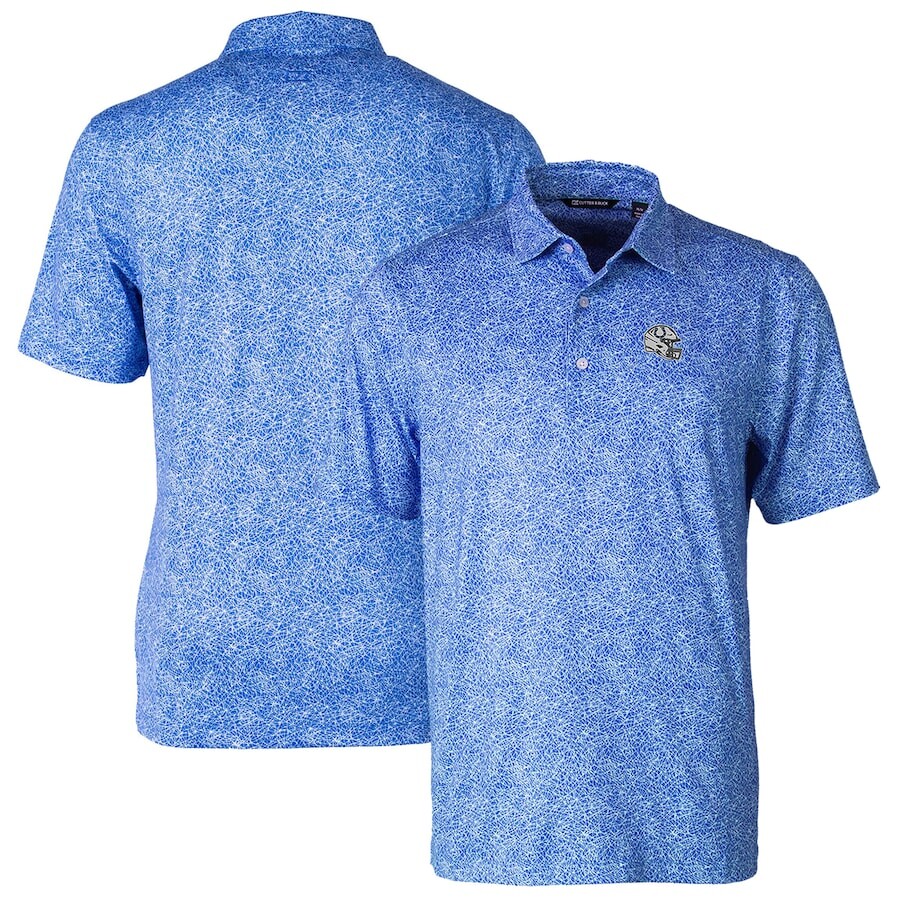

Поло с длинным рукавом Cutter & Buck Indianapolis Colts, роял