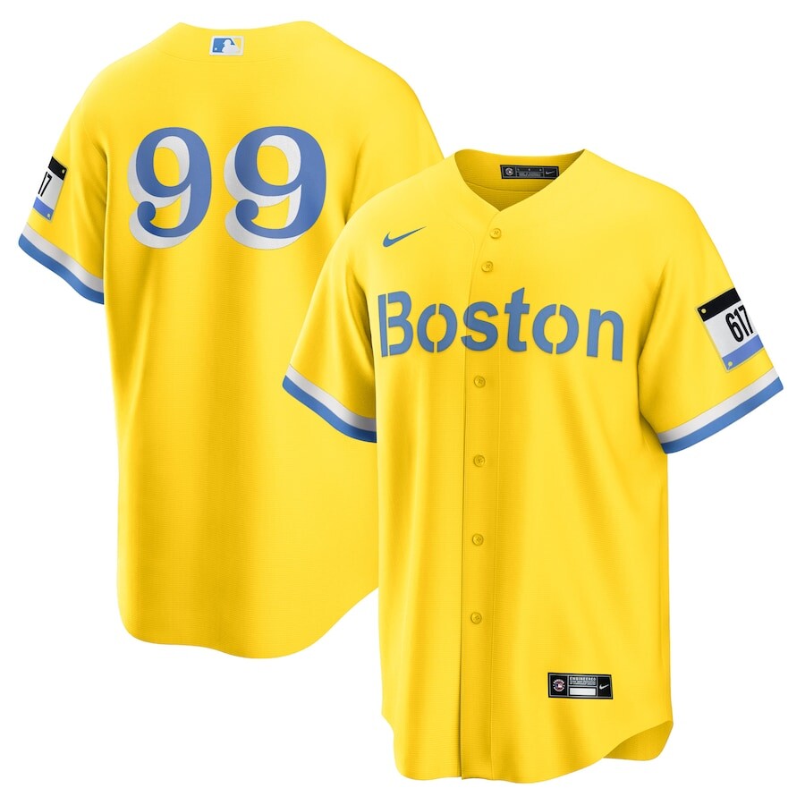 

Джерси Nike Boston Red Sox, золотой