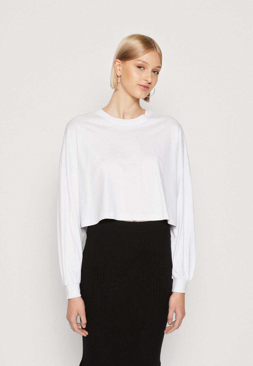 

Футболка с длинным рукавом Onlnew Laura Short ONLY, цвет bright white
