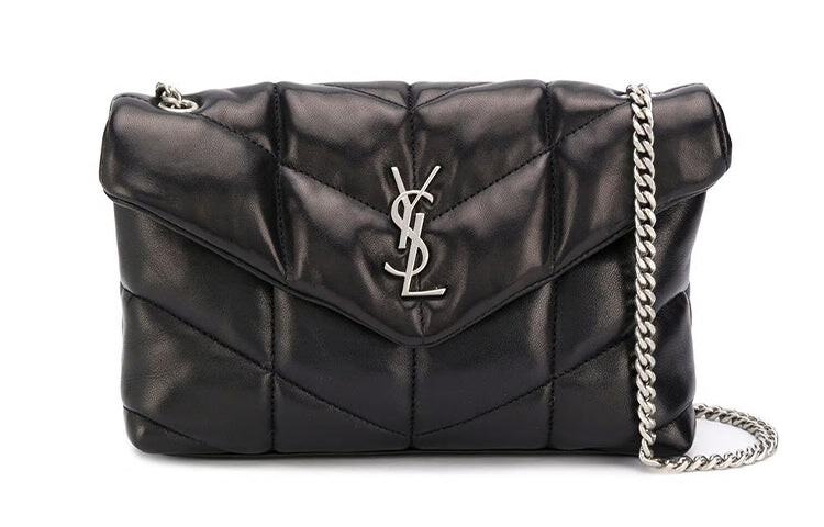 

Сумка женская Saint Laurent LouLou из кожи ягненка, чёрный