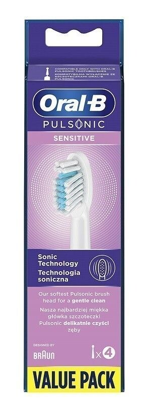 

Oral-B Pulsonic Sensitive электрические зубные щетки, 4 шт.