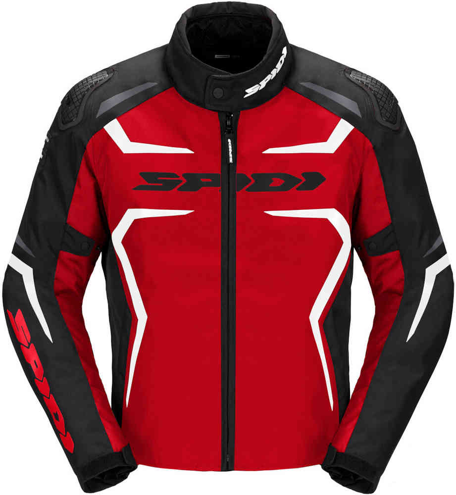 Мотоциклетная текстильная куртка Race-Evo H2Out Spidi, красный/черный/белый куртка текстильная spidi race evo h2out мотоциклетная черный серый неоновый