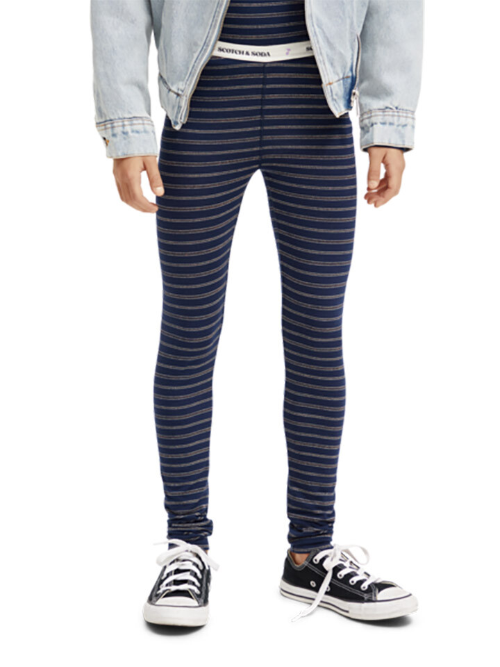 

Леггинсы Scotch & Soda, темно синий
