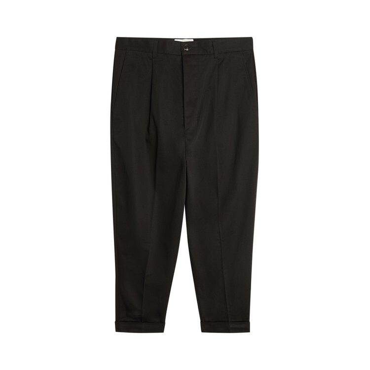 

Брюки Ami Oversized Gabardine Carrot 'Black', черный