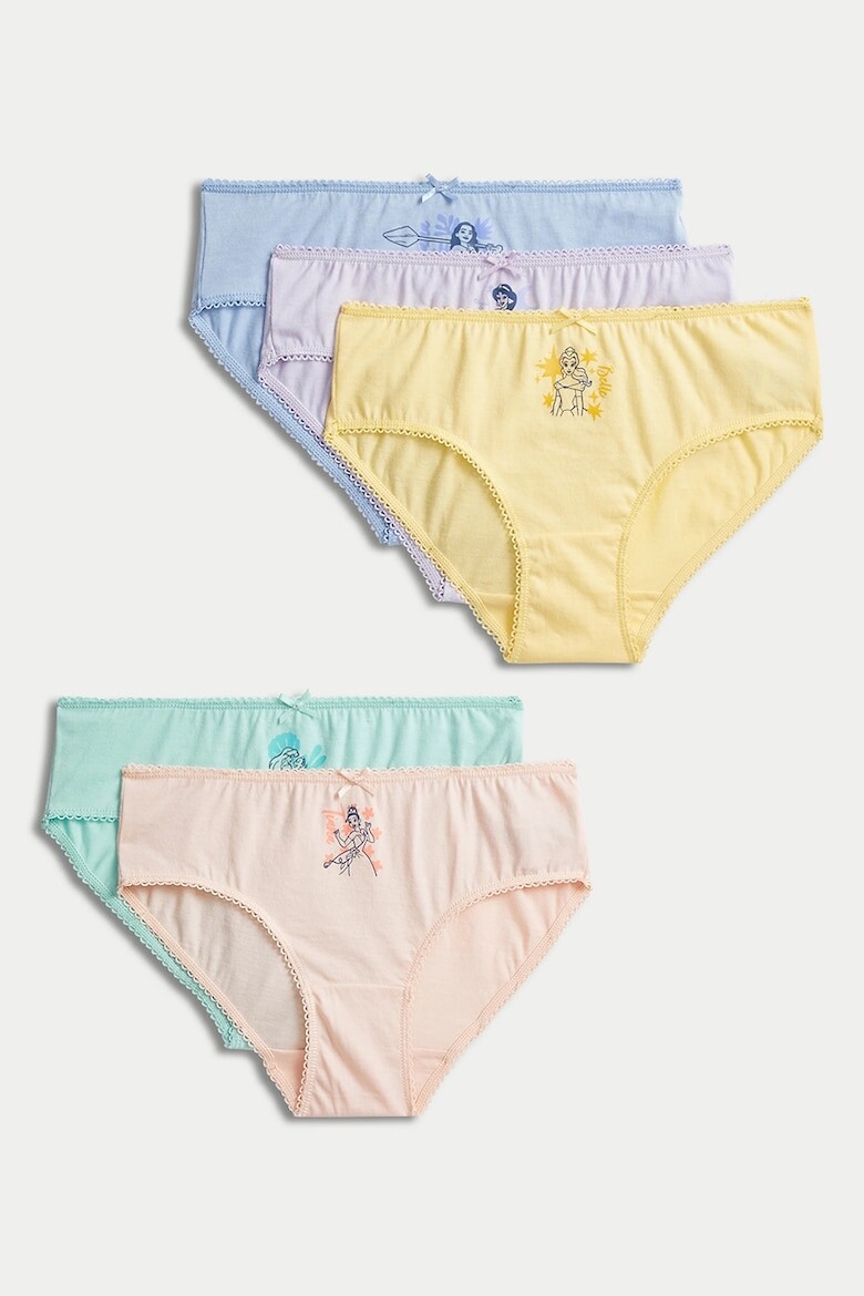 

Хлопковые трусики - 5 пар Marks & Spencer, мультиколор