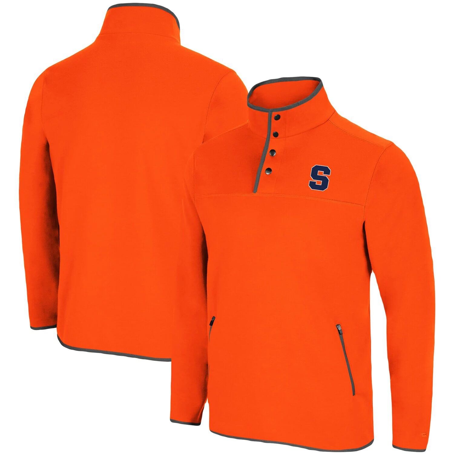 

Мужской оранжевый пуловер Syracuse Orange Rebound Snap Colosseum