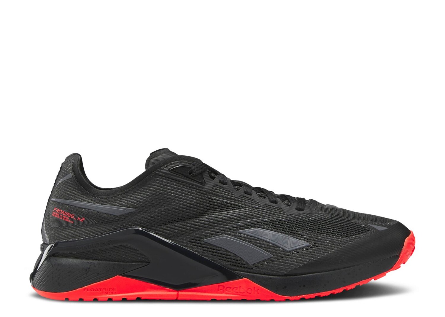 

Кроссовки Reebok Rich Froning X Nano X2 'Black Neon Cherry', черный