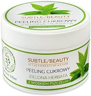

Сахарный пилинг - Зеленый чай, 270мл Subtle Beauty