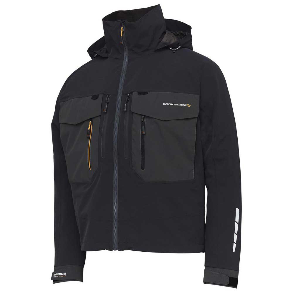 Куртка Savage Gear SG4 Wading, черный катушка безынерционная savage gear sg4 1000 fd