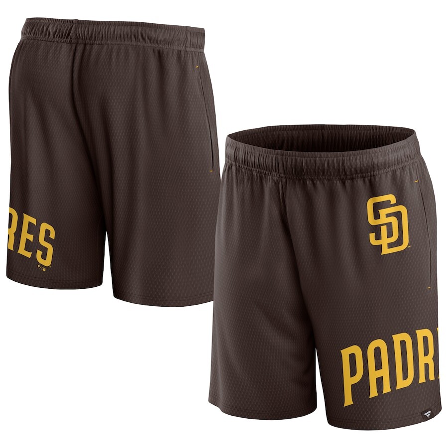 

Шорты Fanatics Branded San Diego Padres, коричневый
