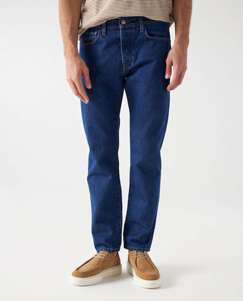 

Прямые мужские джинсы синего цвета Salsa Jeans, синий