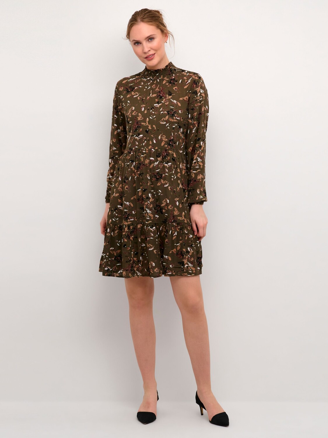 

KAFFE Платье Sally Amber Ecovero, Виноградный лист
