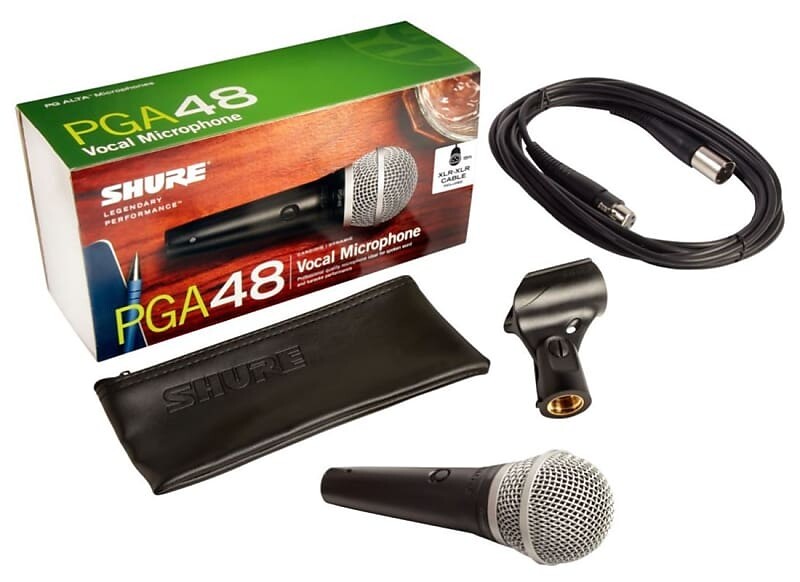 

Кардиоидный динамический вокальный микрофон Shure PGA48-LC